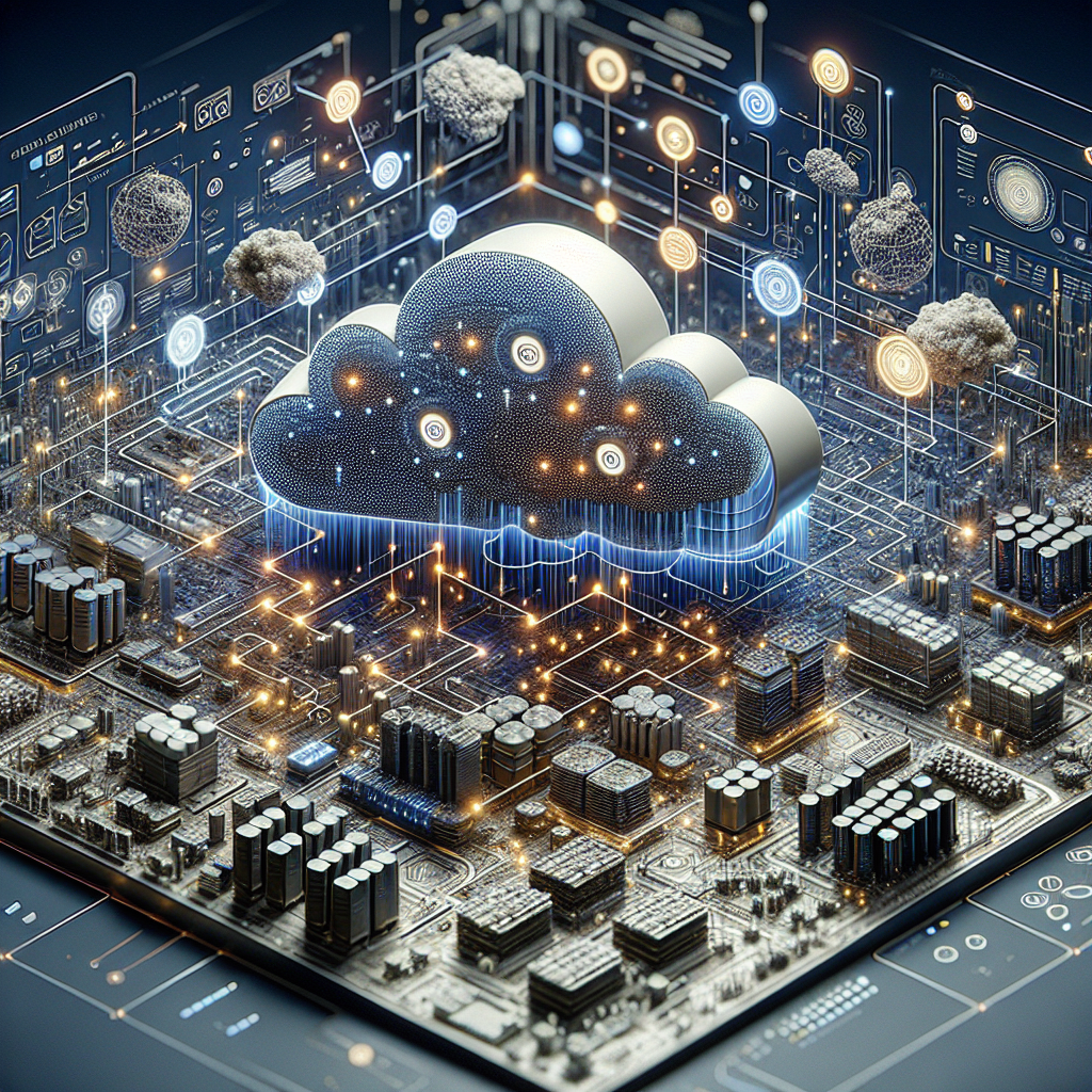 A cloud infrastructure diagramKubernetes clusters