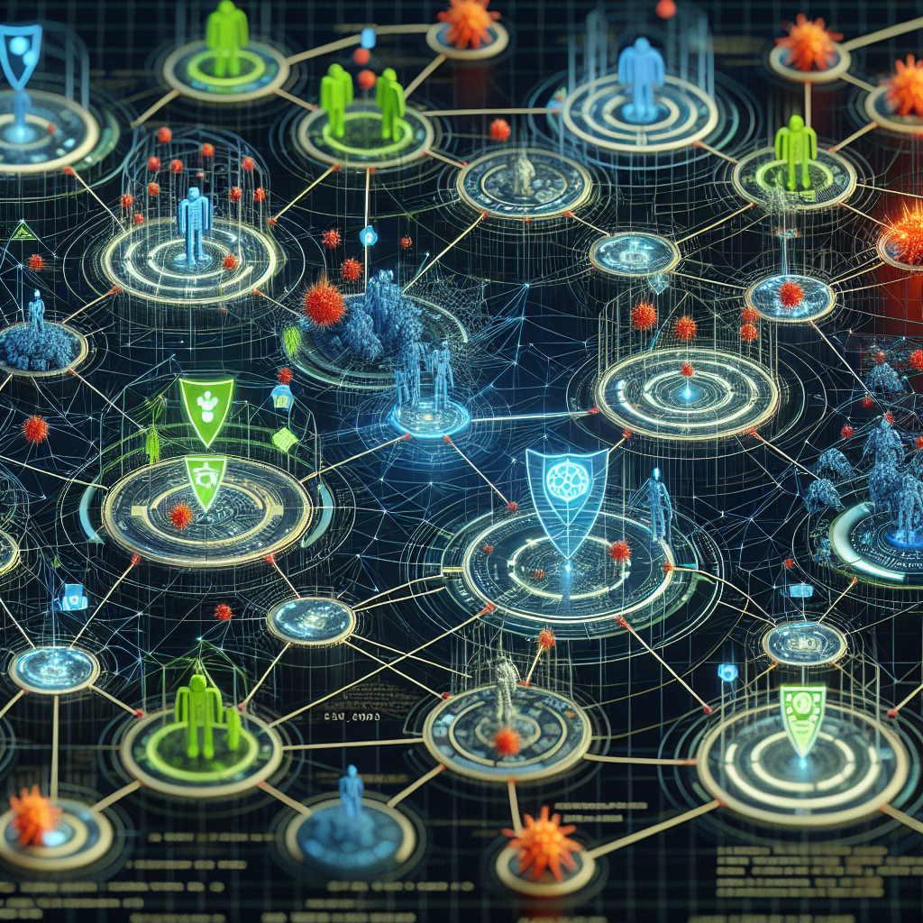 Multi-Agent Cybersecurity Boosting Defense in Complex Networks