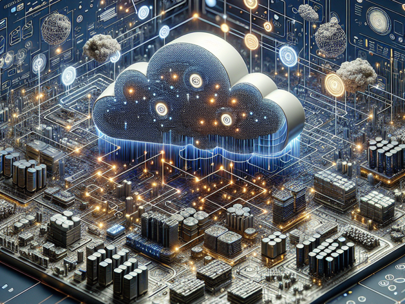 A cloud infrastructure diagramKubernetes clusters