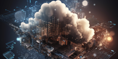 Transforming Your Business with Cloud Computing and DevOps , hyper-realistic, hyper-detailed